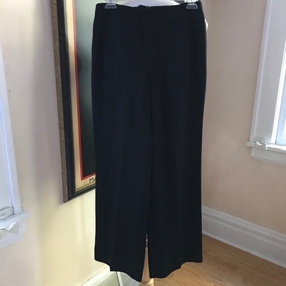 YANSI FUGEL:Classic Wide Leg Black Trousers Sz 4 - Picture 3 of 11